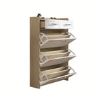 Compact Shoe Storage Cabinet - Modern Entrance Hall Organizer