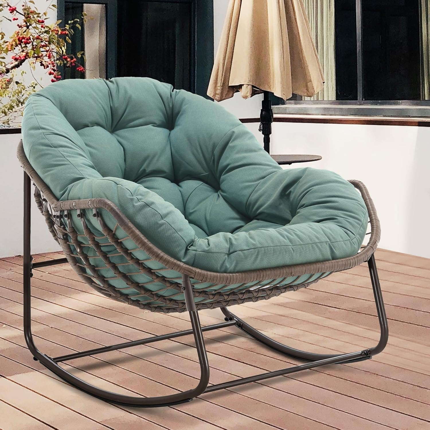 [CAILOVER]Rocking chair with cushion & free shipping