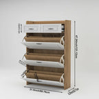 Compact Shoe Storage Cabinet - Modern Entrance Hall Organizer