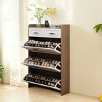 Compact Shoe Storage Cabinet - Modern Entrance Hall Organizer